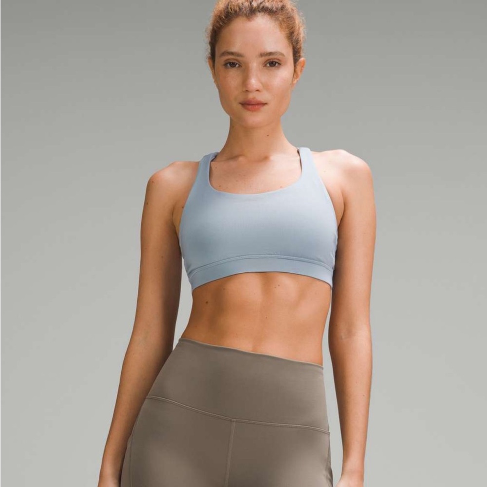 Lululemon Energy Bra *Medium Support, B–D Cups - Concrete Blue